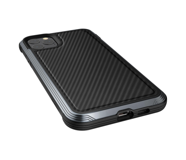 Etui Defense Lux do iPhone 11 Pro Max włókno węglowe czarne - 1460397 - zdjęcie 3